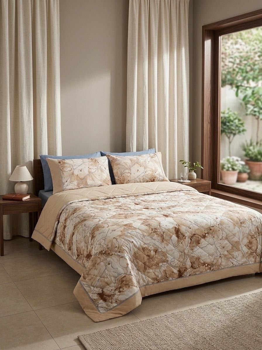 New Pure Ranforce Cotton Coverlet Set (Model 11)