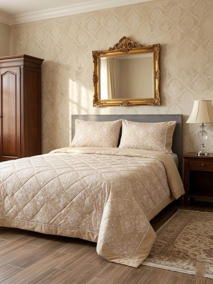 New Pure Ranforce Cotton Coverlet Set (Model 12)