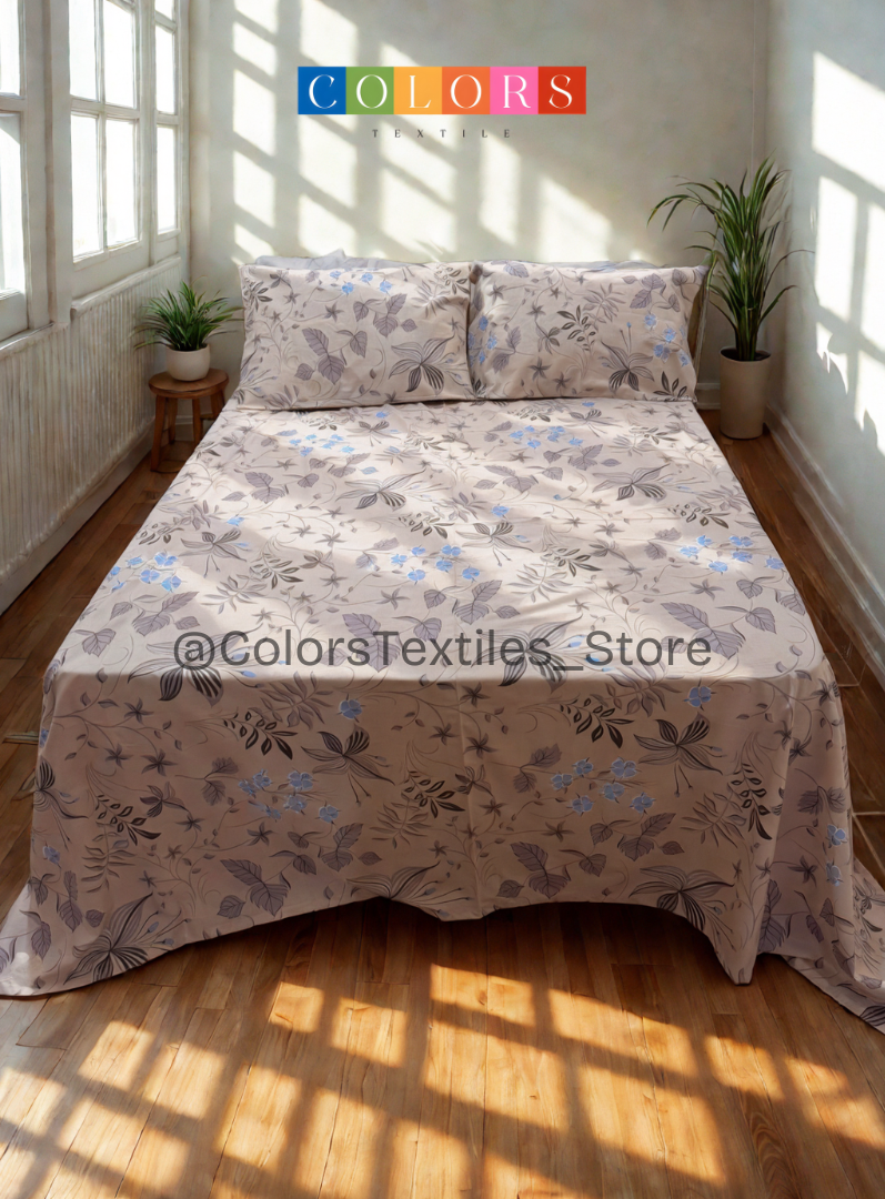 Printed Bedsheet Set ( Cotton ).