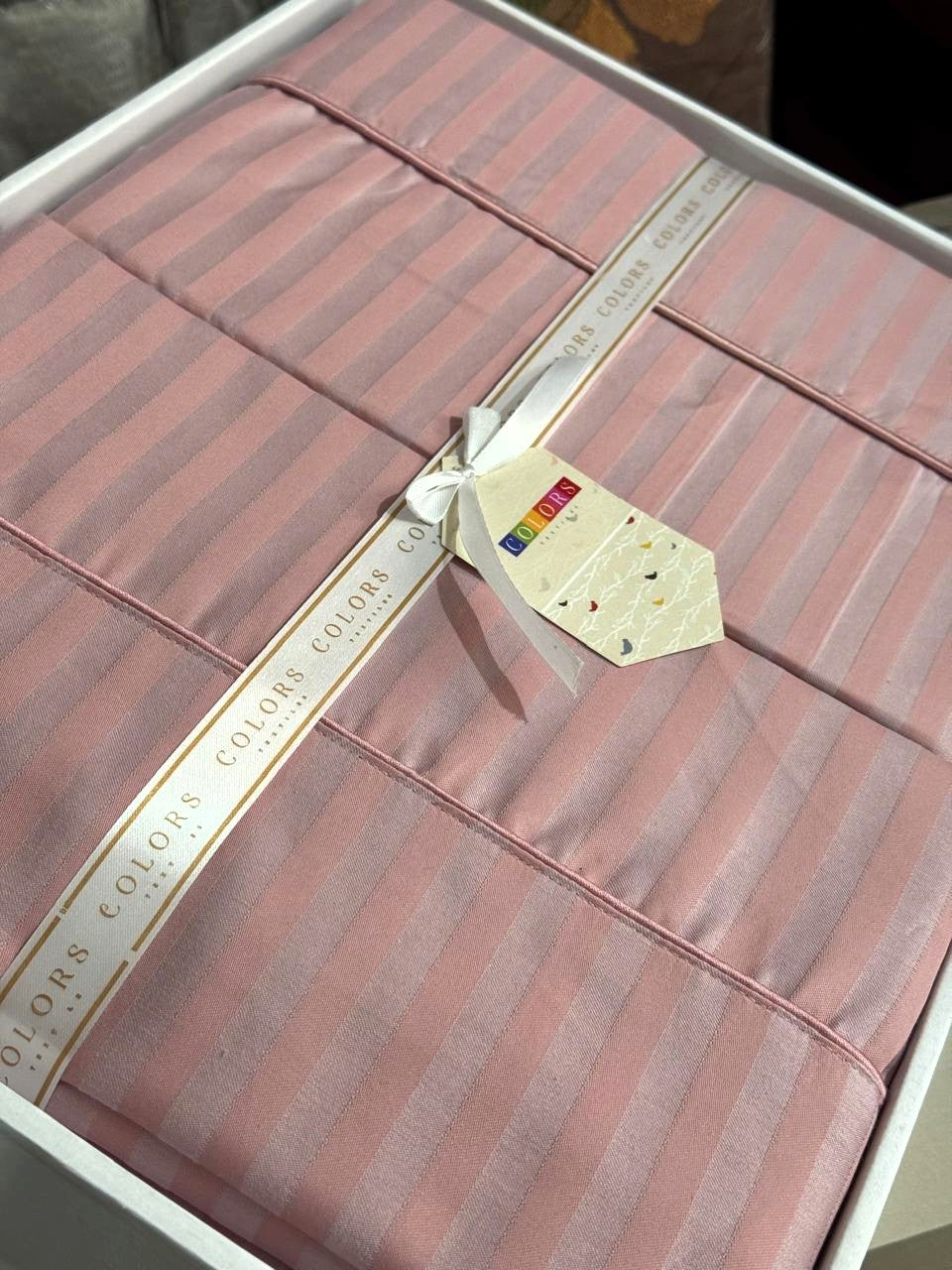 Hotel-Style Striped Bed Sheet Set - Pure Cotton
